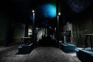 Materia Ercolano. Sala del bosco. Esposto materiale in legno che non bruciò