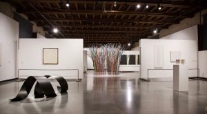 Sala 4, dedicata alle esposizioni temporanee di artisti contemporanei, riallestita in GAM