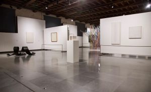 Sala 4, dedicata alle esposizioni temporanee di artisti contemporanei, riallestita in GAM