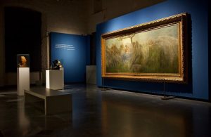Quadro Previati all'interno del percorso permanente della GAM di Verona