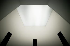 interno Void Pavilion VII, posizionato nel cortile di Palazzo Strozzi